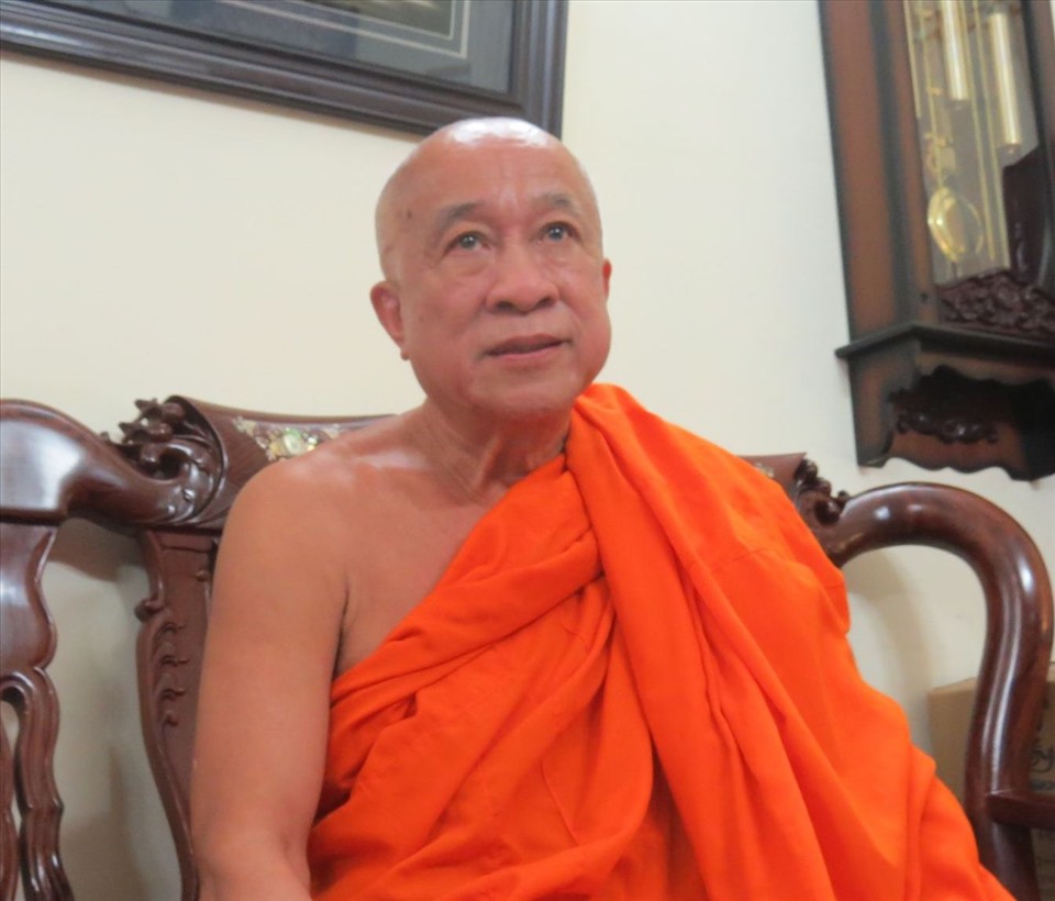 Venerable Thich Thien Chieu, Abbot of Ky Quang 2 Pagoda. Photo: Huu Huy