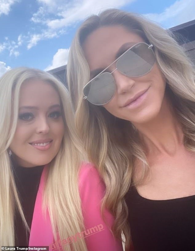 Tiffany Trump cùng chị dâu Lara Trump. Ảnh: Instagram