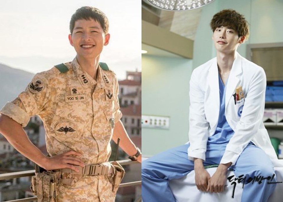 Song Joong Ki và Lee Jong Suk trên màn ảnh. Ảnh chụp màn hình. Song Joong Ki và Lee Jong Suk trên màn ảnh. Ảnh chụp màn hình.