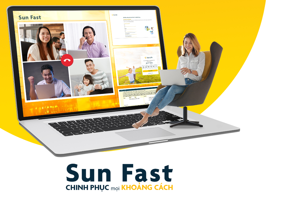 Sun Fast là một công cụ hỗ trợ của Sun Life Việt Nam, tư vấn và hoàn tất bộ hồ sơ yêu cầu bảo hiểm của Khách hàng mà không cần gặp mặt trực tiếp. Sun Fast là một công cụ hỗ trợ của Sun Life Việt Nam, tư vấn và hoàn tất bộ hồ sơ yêu cầu bảo hiểm của Khách hàng mà không cần gặp mặt trực tiếp.