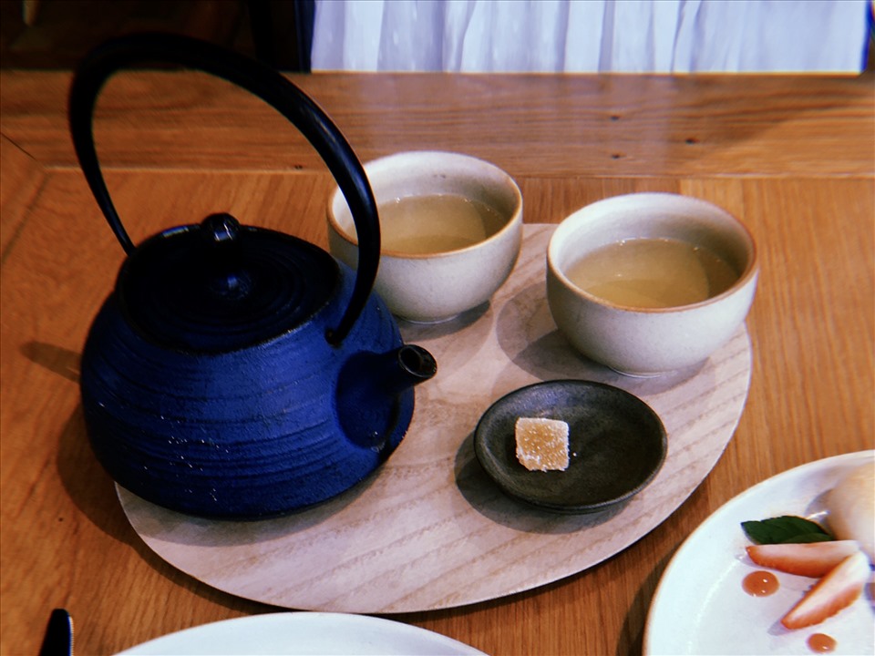 Trà đạo là một nghệ thuật của văn hóa Nhật Bản. Ảnh: Khánh Linh.