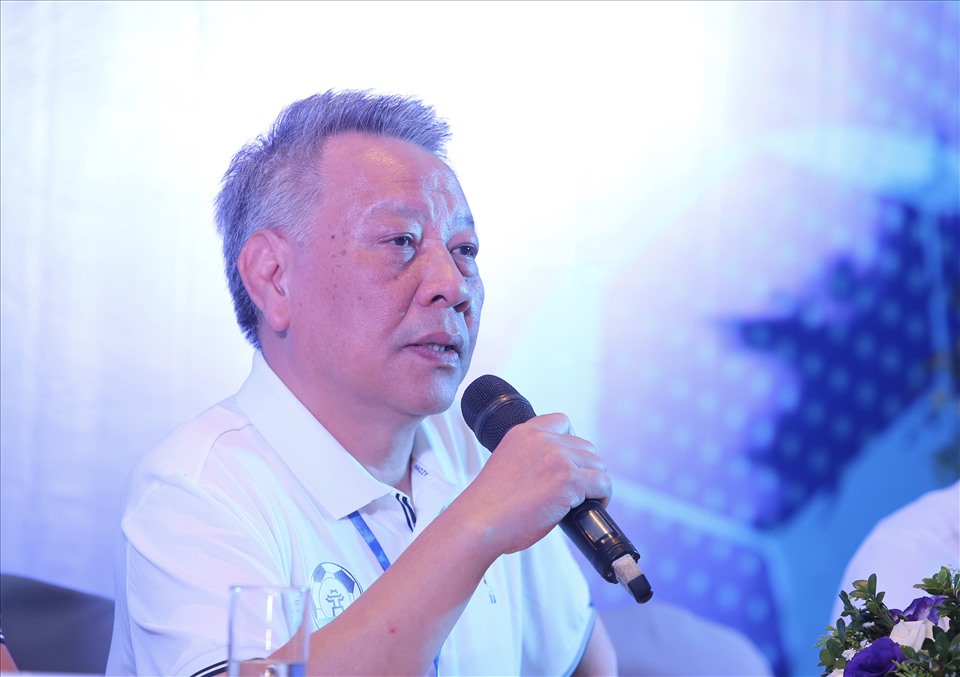 Ông Tô Văn Động - Chủ tịch HNFF. Ảnh: Hải Đăng
