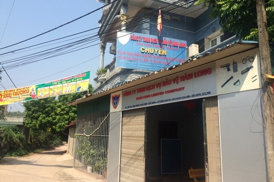 Trụ sở công ty Hàm Long ở Bắc Ninh. Ảnh Tất Thảo