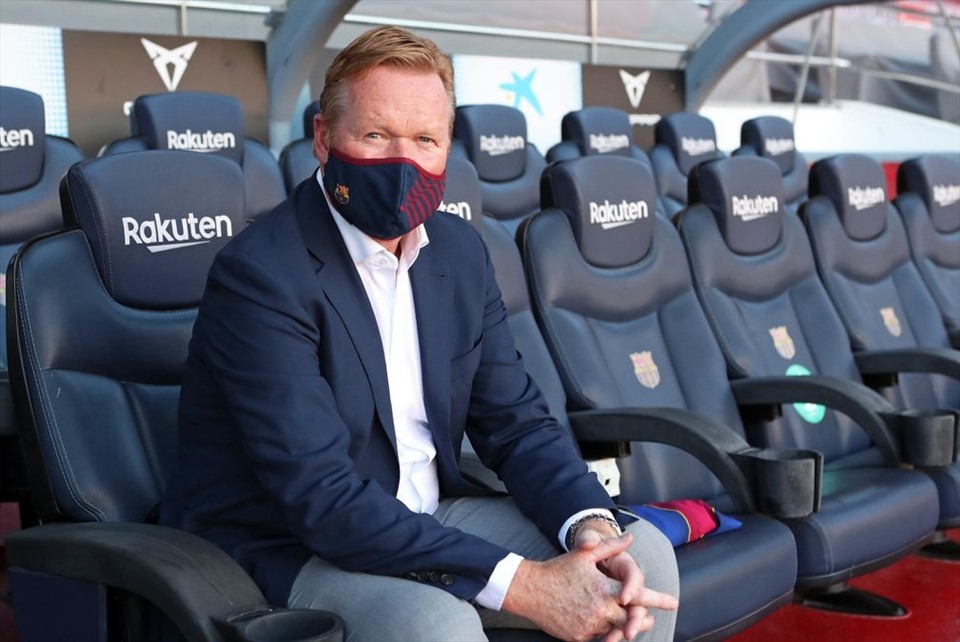 Huấn luyện viên Ronald Koeman sẽ thất hứa với Griezmann? Ảnh: FCBN