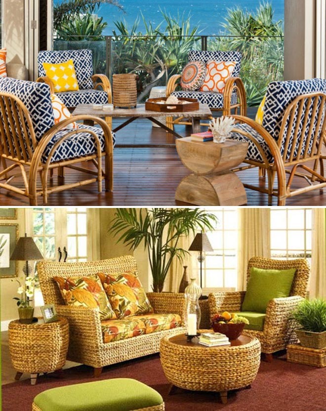 Sử dụng vật liệu tự nhiên trong thiết kế nội thất mang lại một không gian gần gũi, mộc mạc. (Đồ họa: Kim Nhung)
