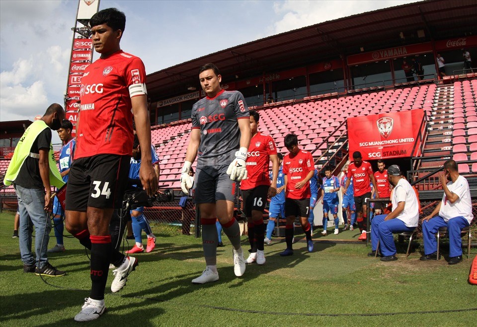 Thủ môn Đặng Văn Lâm bắt chính cho Muangthong United hôm 6.9. Ảnh: MUTD. Thủ môn Đặng Văn Lâm bắt chính cho Muangthong United hôm 6.9. Ảnh: MUTD.