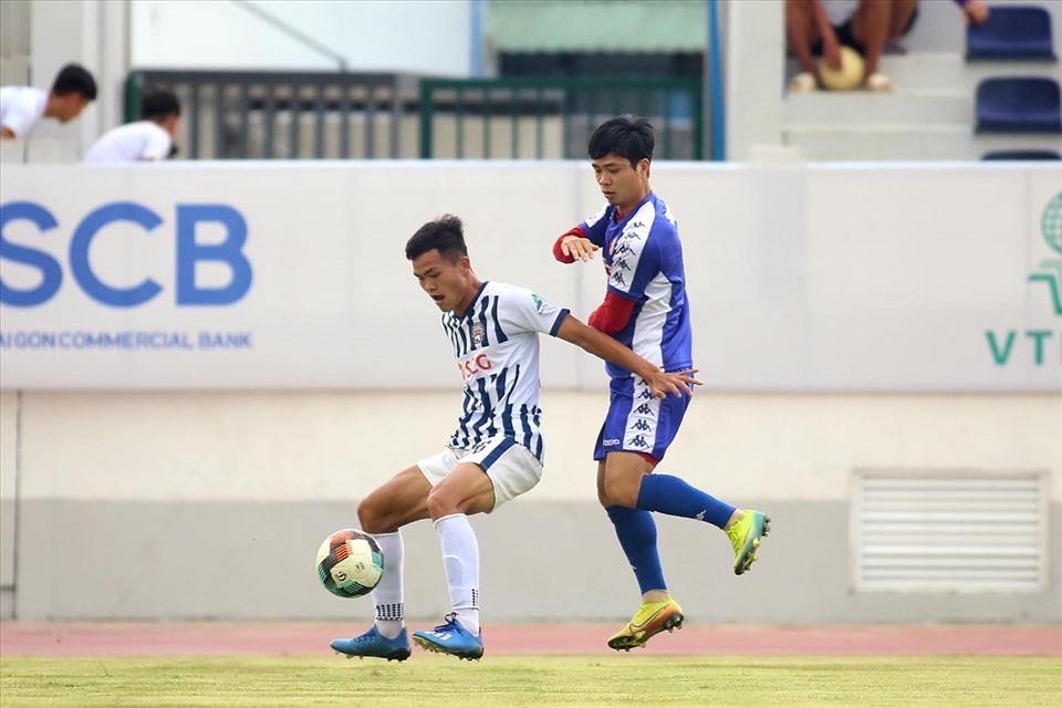 TPHCM trong trận giao hữu với Bà Rịa - Vũng Tàu hôm 27.8. Ảnh: HCMFC/Cao Toàn