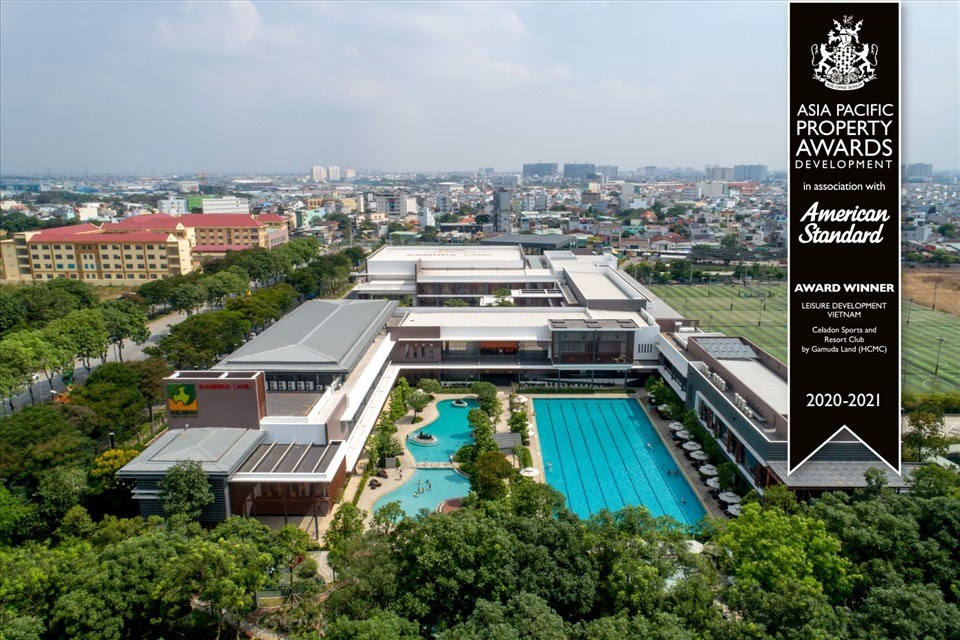 Celadon Sports & Resort Club đoạt giải thưởng Dự án khu thể thao nghỉ dưỡng tốt nhất Việt Nam 2020-2021. Celadon Sports & Resort Club đoạt giải thưởng Dự án khu thể thao nghỉ dưỡng tốt nhất Việt Nam 2020-2021.