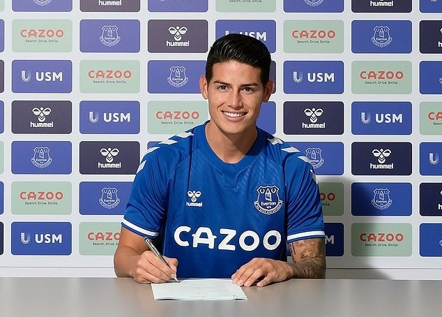 Real đã đẩy được James cho Everton. Ảnh: Getty.