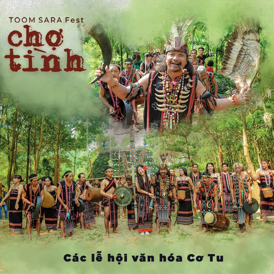 Chợ tình - dự kiến bắt đầu từ mồng ba tết Tân Sửu sẽ khai mạc tại làng Văn hóa du lịch Cơ Tu (ảnh Sở Du lịch)