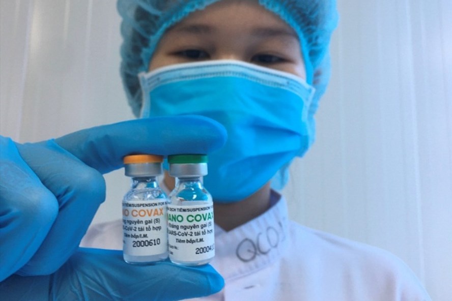 Vaccine COVID-19 Nano Covax do Việt Nam nghiên cứu sản xuất. Ảnh: ĐVCC