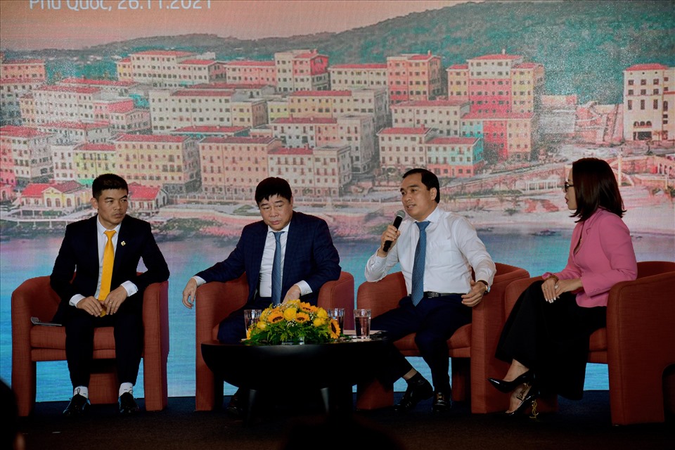 Mới đây, UBND thành phố Phú Quốc đã phối hợp với Tập đoàn Sun Group tổ chức hội thảo “Du lịch Phú Quốc - Sức sống mới, Tiềm năng và Cơ hội mới”. Ảnh: BTC