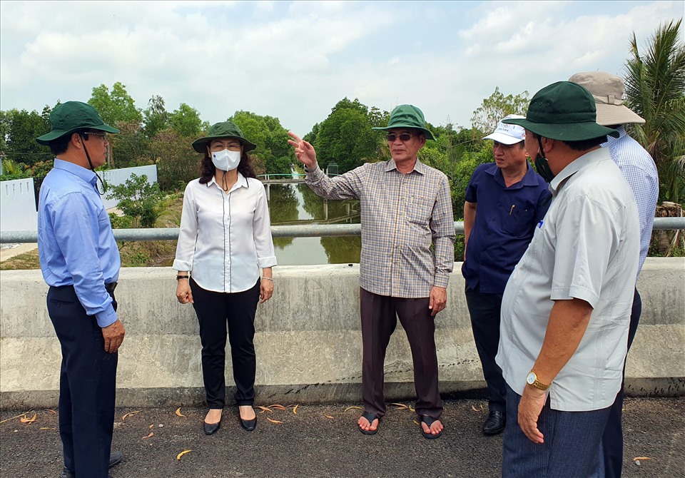 Dù vậy lãnh đạo tỉnh Bạc Liêu đề nghị không được lơ là với hạn, mặn. Ảnh: Nhật Hồ