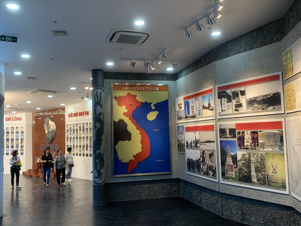 Một góc Khu trưng bày ngầm