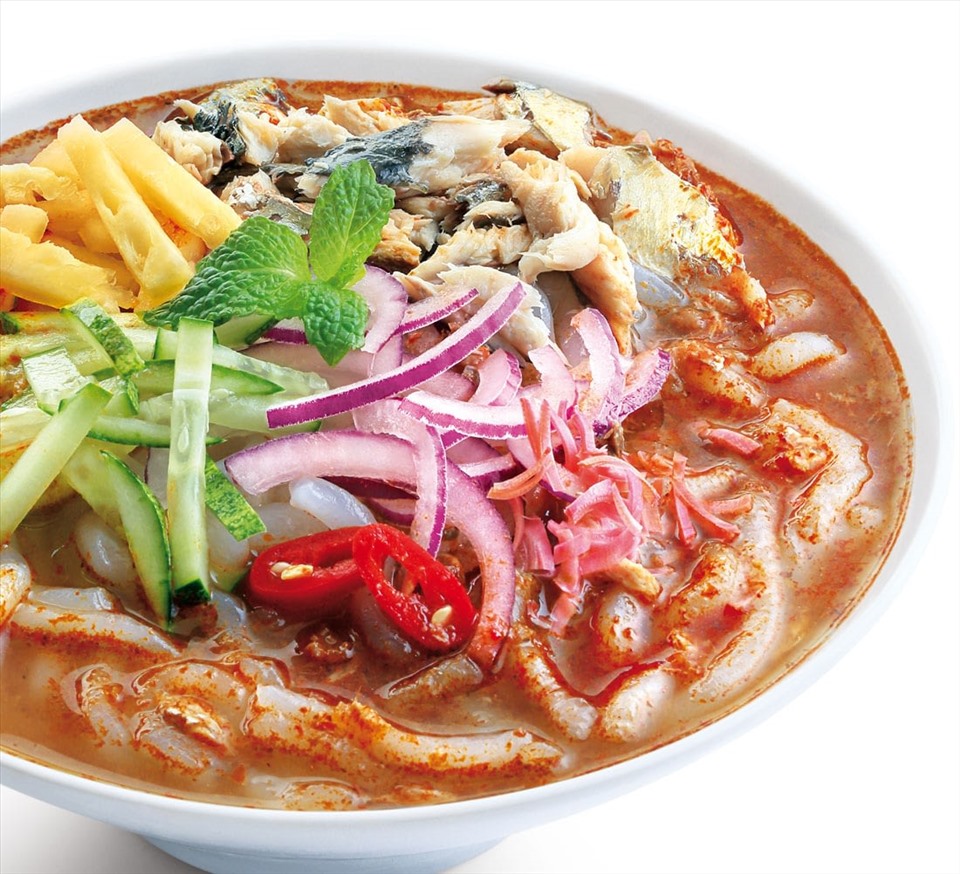 Bún cá chua cay Assam Laksa. Ảnh: Wiki