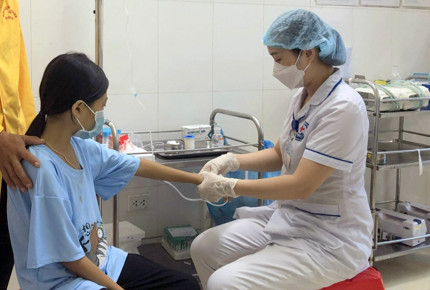 Mới đây tại Bắc Kạn đã ghi nhận một ổ dịch cúm B tại huyện Chợ Đồn khiến hơn 700 em học sinh nhiễm bệnh. Ảnh: Việt Bắc.
