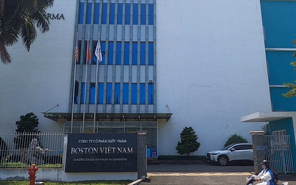 Đây là nhà máy của Công ty Cổ phần Dược phẩm Boston Việt Nam tại Khu công nghiệp VSIP I, Thành phố Thuận An, Bình Dương.