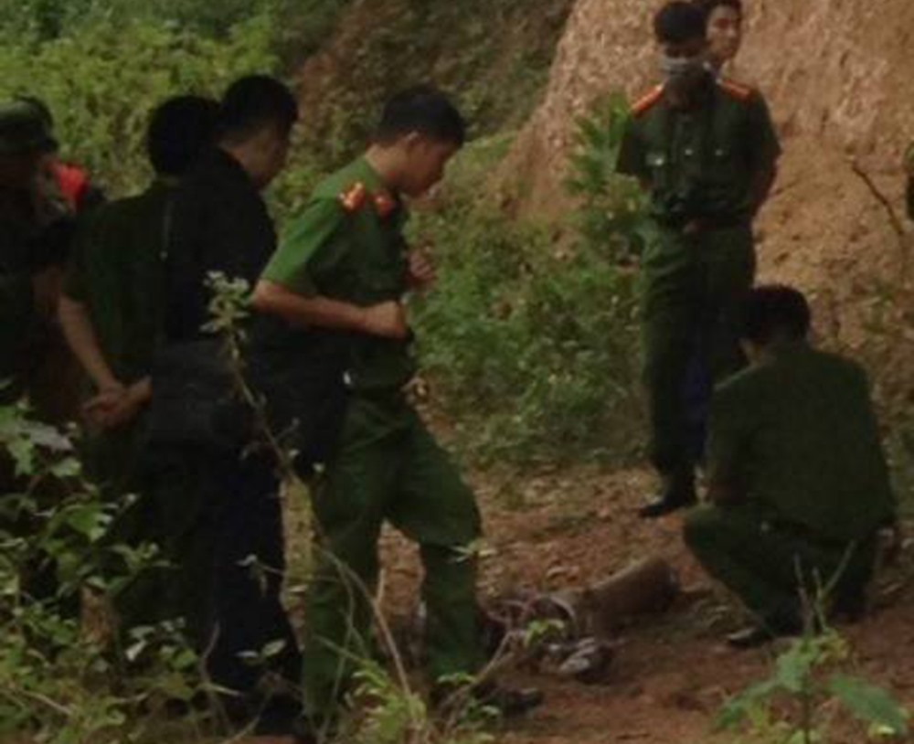 Hiện trường nơi phát hiện thi thể chị H. Ảnh: TN.