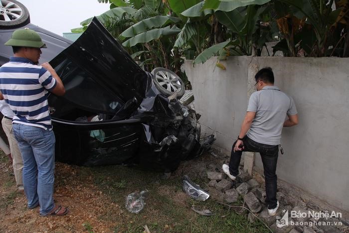 Hiện trường vụ tai nạn.