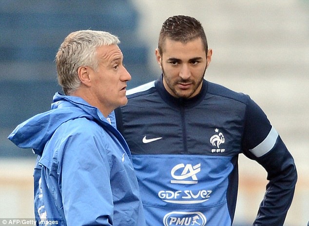 Benzema không được lòng HLV Didier Deschamp. Ảnh: Daily Mail.
