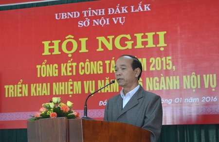 Ông Miên Klơng - Giám đốc Sở Nội vụ Đắk Lắk.