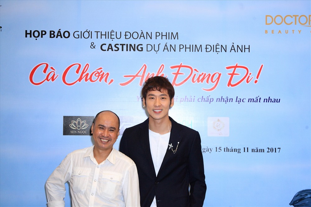 Tuấn Trần và biên kịch Đỗ Cường.