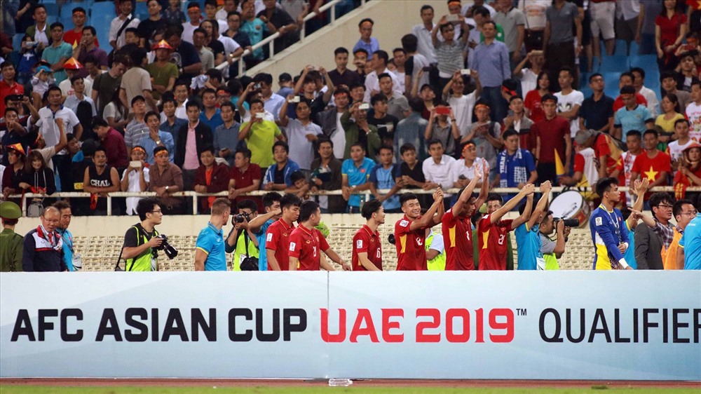Việc giúp ĐT Việt Nam giành vé dự VCK Asian Cup 2018 là một thành công với HLV Park Hang-seo. Ảnh: H.A
