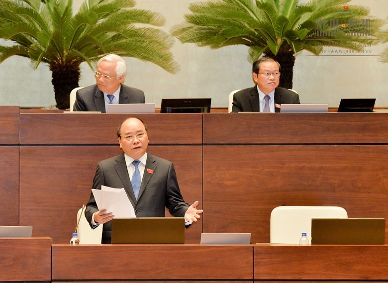 Thủ tướng Chính phủ: Không để các vụ án tham nhũng “chìm xuồng“. Ảnh: QH