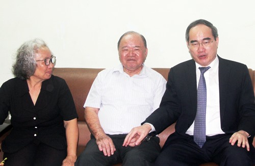 Ông Nhân từng làm giảng viên Đại học Bách khoa TP HCM khi ông Hoàng giữ chức hiệu trưởng. Ảnh: Mạnh Tùng.