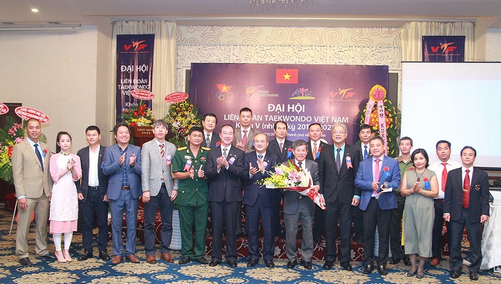 BCH Liên đoàn taekwondo khóa V. Ảnh: K.N