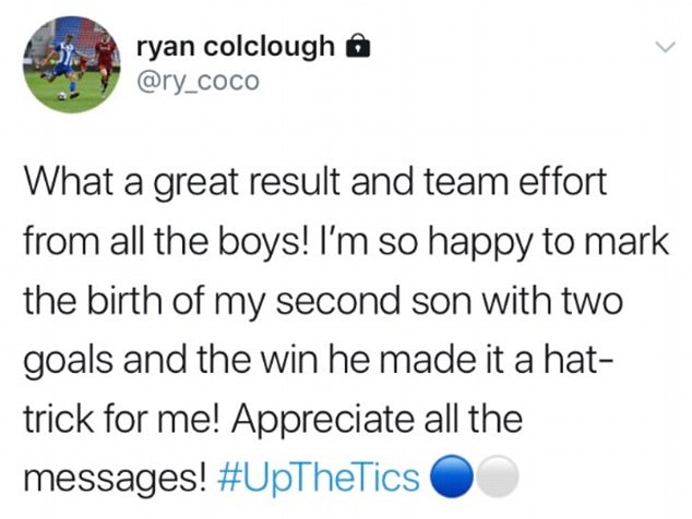 Dòng trạng thái được Ryan chia sẻ trên trang cá nhân. Ảnh: Twitter.