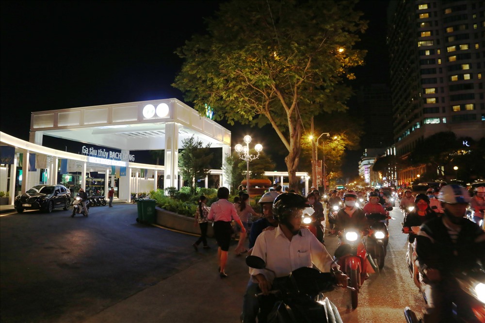 Mặt tiền của ga tàu thuỷ Bạch Đằng. Ảnh: Ngọc Tiến.