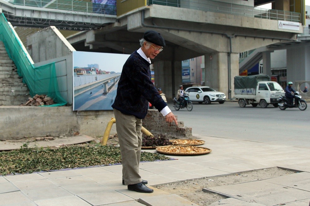 Những người dân sống ở khu vực này cho rằng, chất lượng thi công rất ẩu.