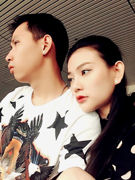 Thu Thủy cũng đăng tải nhiều ảnh thân thiết với bạn trai trên trang cá nhân