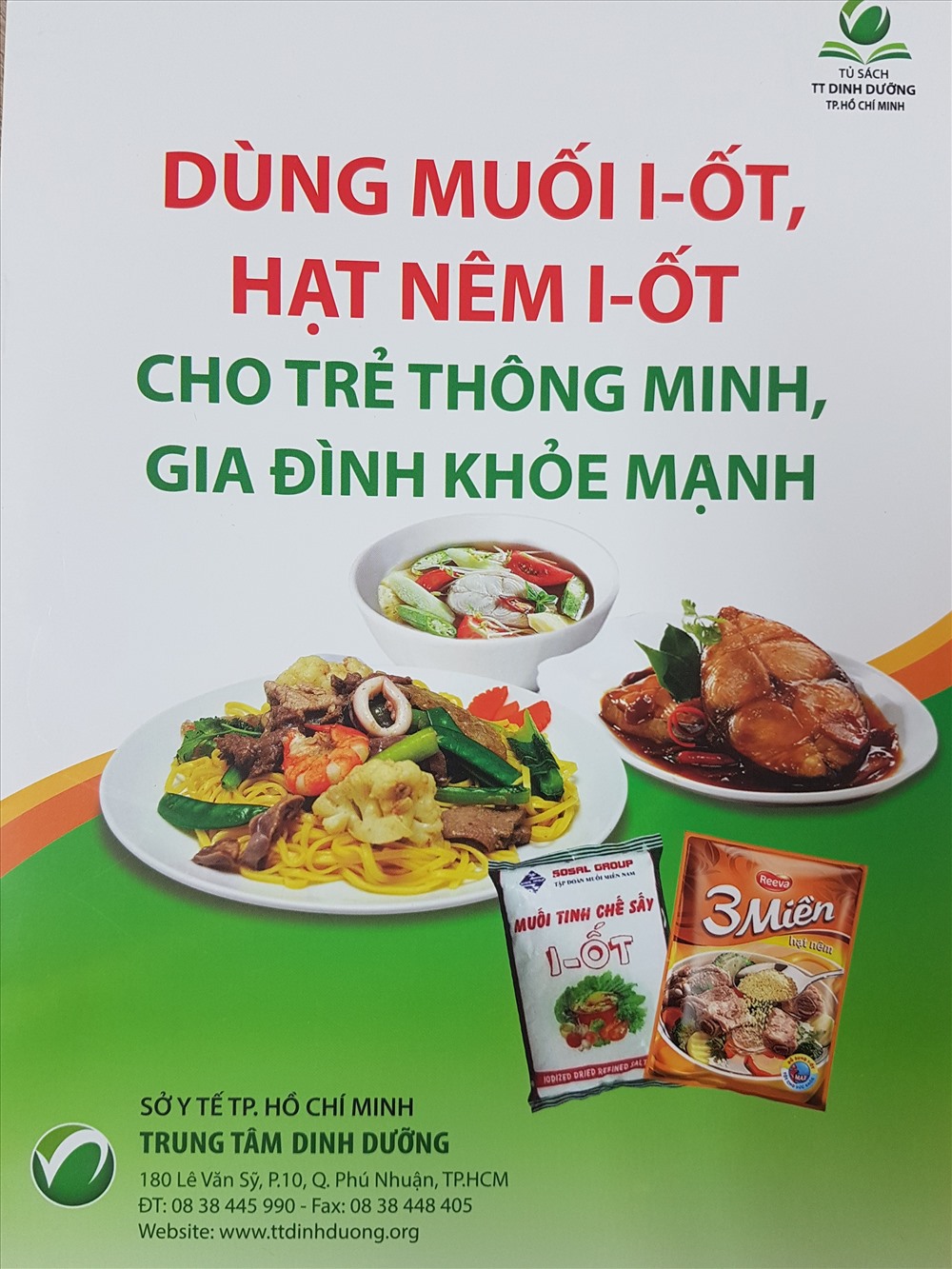 Khuyến cáo của Trung tâm Dinh Dưỡng TP.HCM