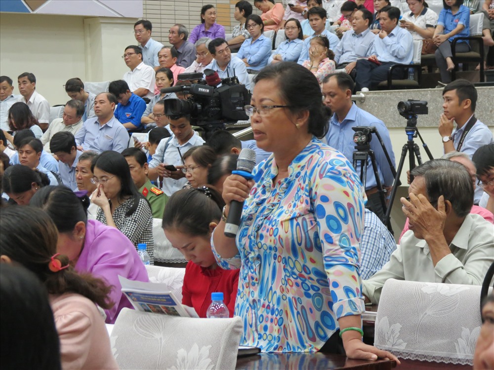 Cử triTPHCM trình bày ý kiến