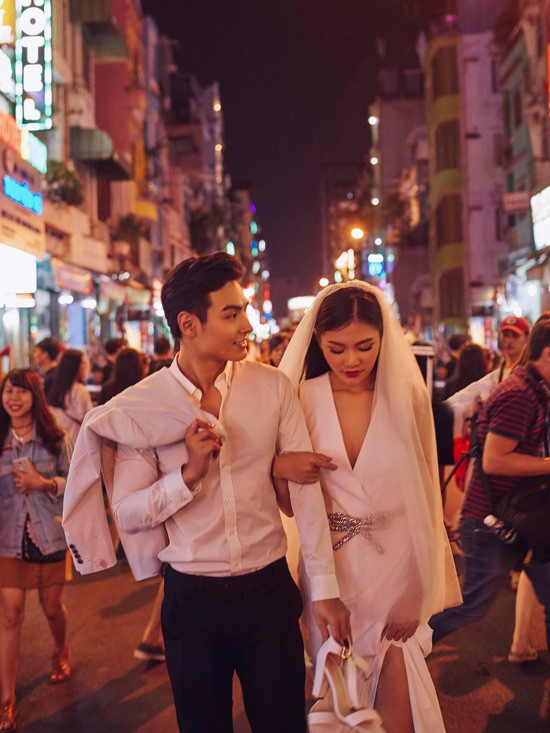 Mới đây, Á quân The Face đã chính thức hé lộ bộ ảnh cưới cùng bạn trai Jay Quân.
