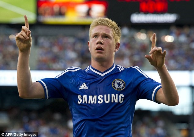 De Bruyne thời còn thi đấu cho Chelsea. Ảnh: Getty.
