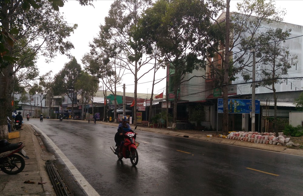 Mưa giống xuất hiện vào sáng 25.12 tại các địa phương Tây Nam Bộ (ảnh: P.V)