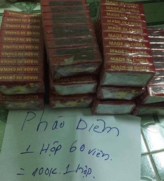 Pháo đều xuất xứ từ Trung Quốc.