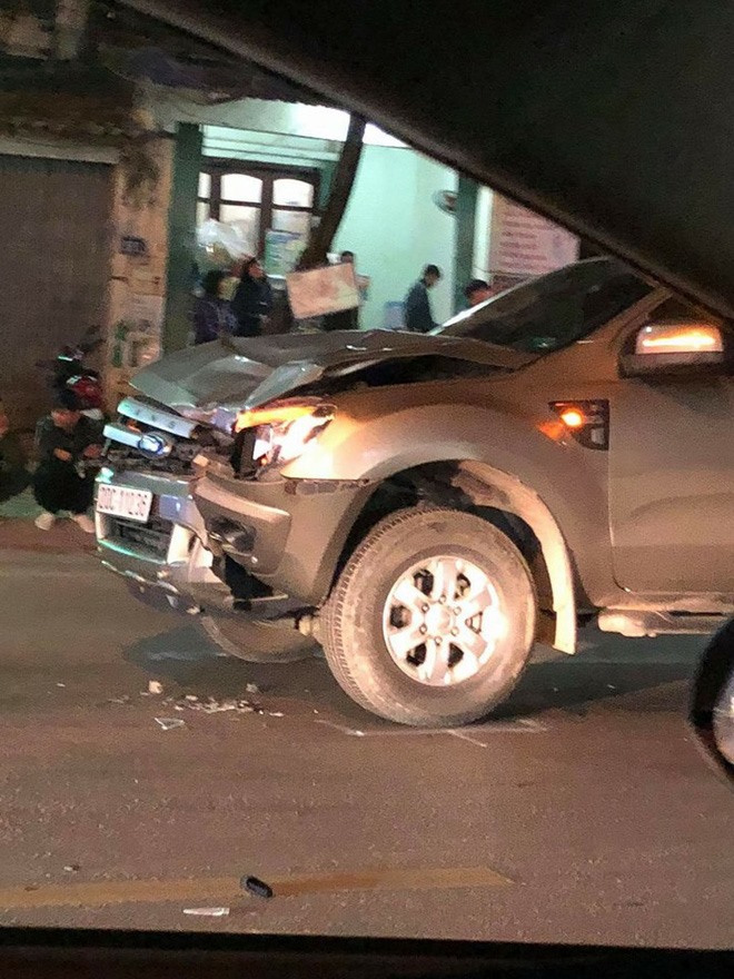 Hiện trường vụ tai nạn.