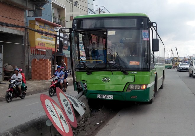 Hiện trường vụ tai nạn.