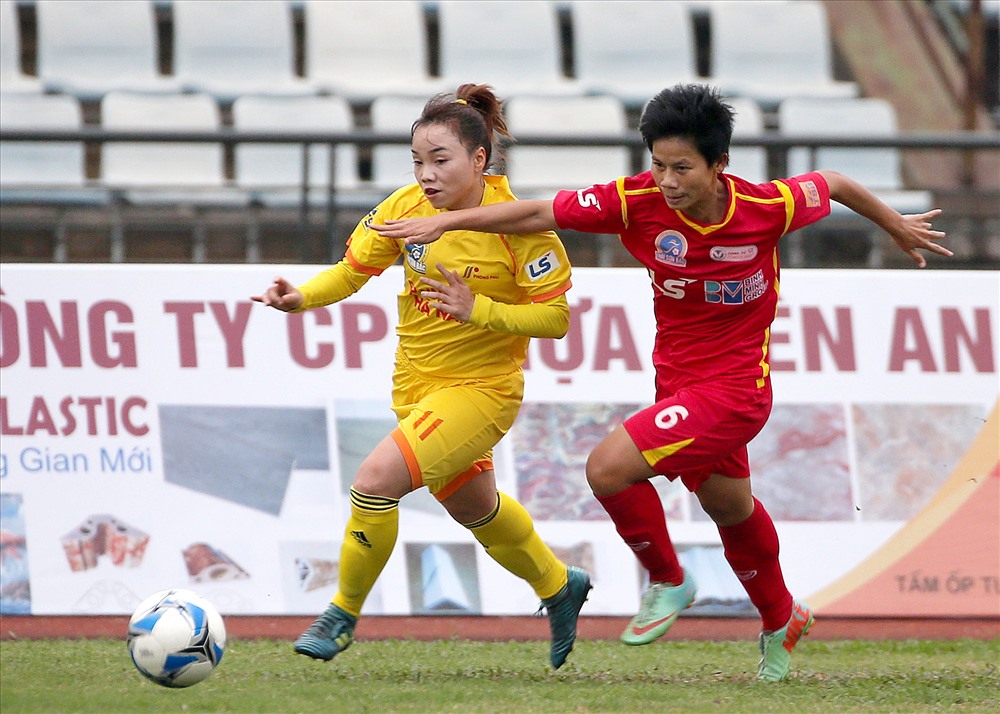 Trận đấu có tỷ số hoà 1-1 sau 90 phút. Ảnh: H.A