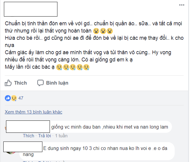 Nhiều trường hợp hi vọng rồi lại thất vọng.