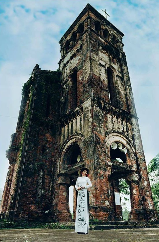 Nhà thờ La Vang ở xã Hải Phú, huyện Hải Lăng.
