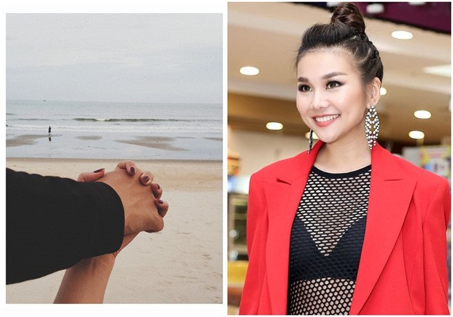 Thanh Hằng khoe ảnh tình cảm cùng người yêu ngày đầu năm