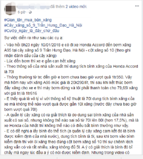 Thông tin đăng tải lên mạng xã hội gây xôn xao.