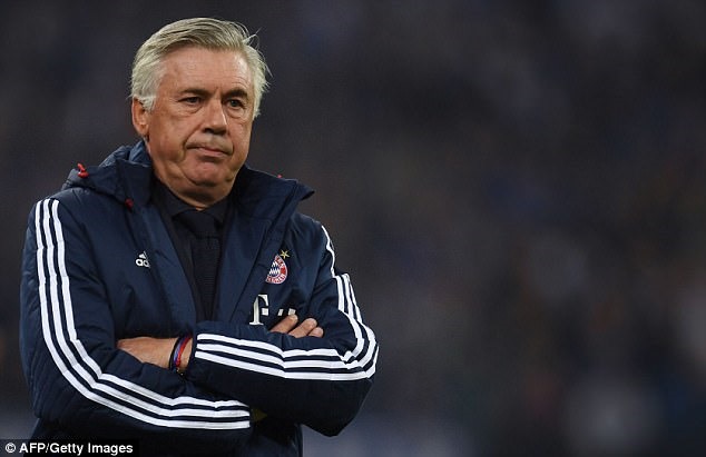 Ancelotti đang nhận được sự quan tâm của cả Chelsea và Arsenal. Ảnh: Getty.
