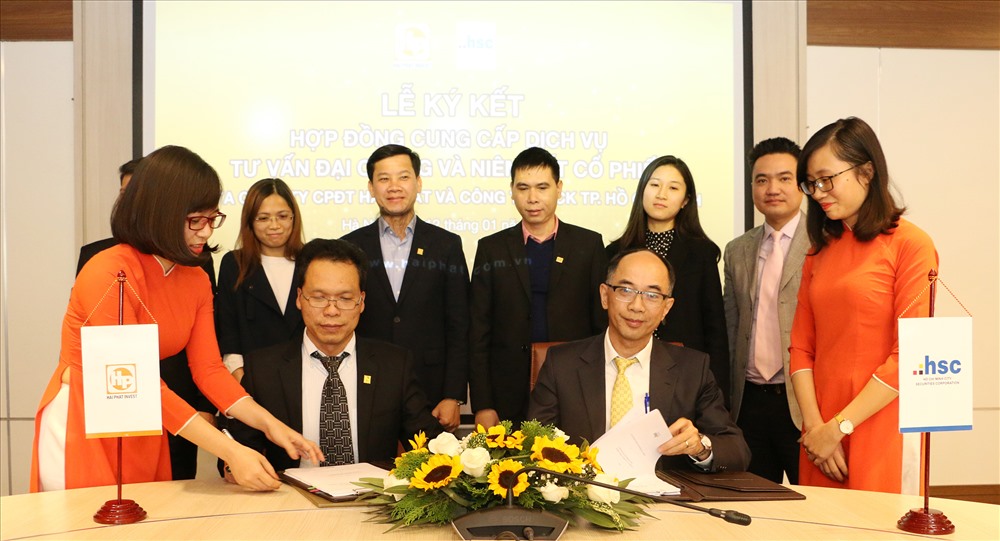 HSC chính thức trở thành Đơn vị tư vấn đại chúng và Niêm yết cổ phiếu cho Hải Phát Invest