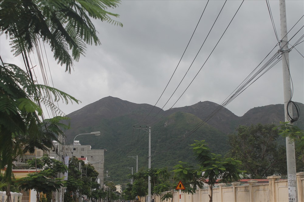 Đỉnh núi Cô Tiên, phường Vĩnh Hòa, Nha Trang, Khánh Hòa bị lửa thiêu rụi.